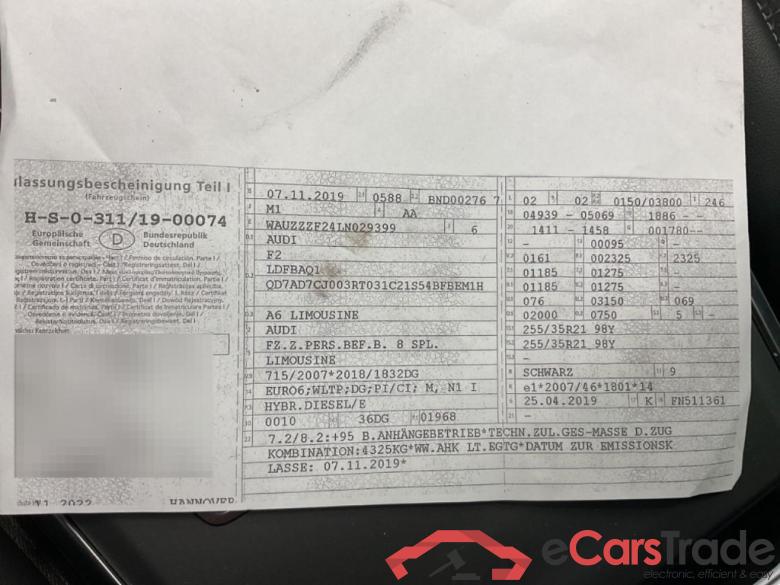 Audi A6 Limousine ´18 A6 Lim. 40 TDI quattro sport 2.0 TDI 150KW AT7 E6dT #5