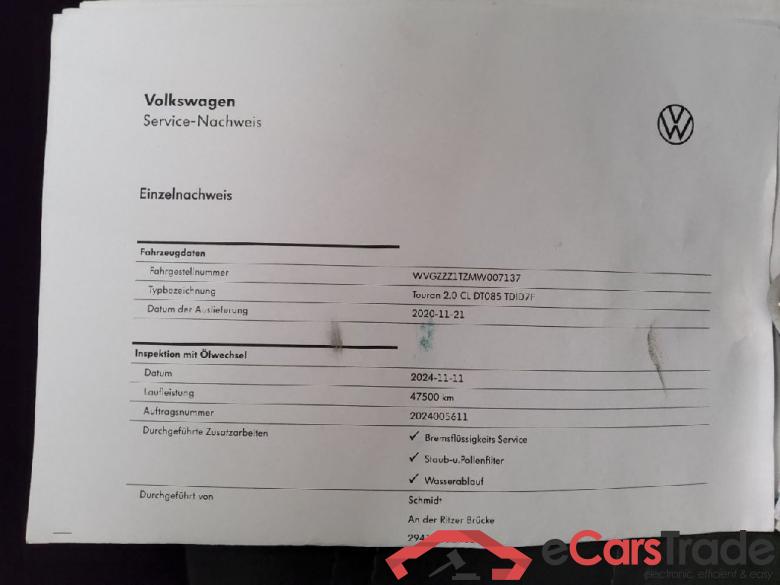 Volkswagen Touran ´15 Touran Comfortline BMT/Start-Stopp 2.0 TDI 85KW AT7 E6dT #2