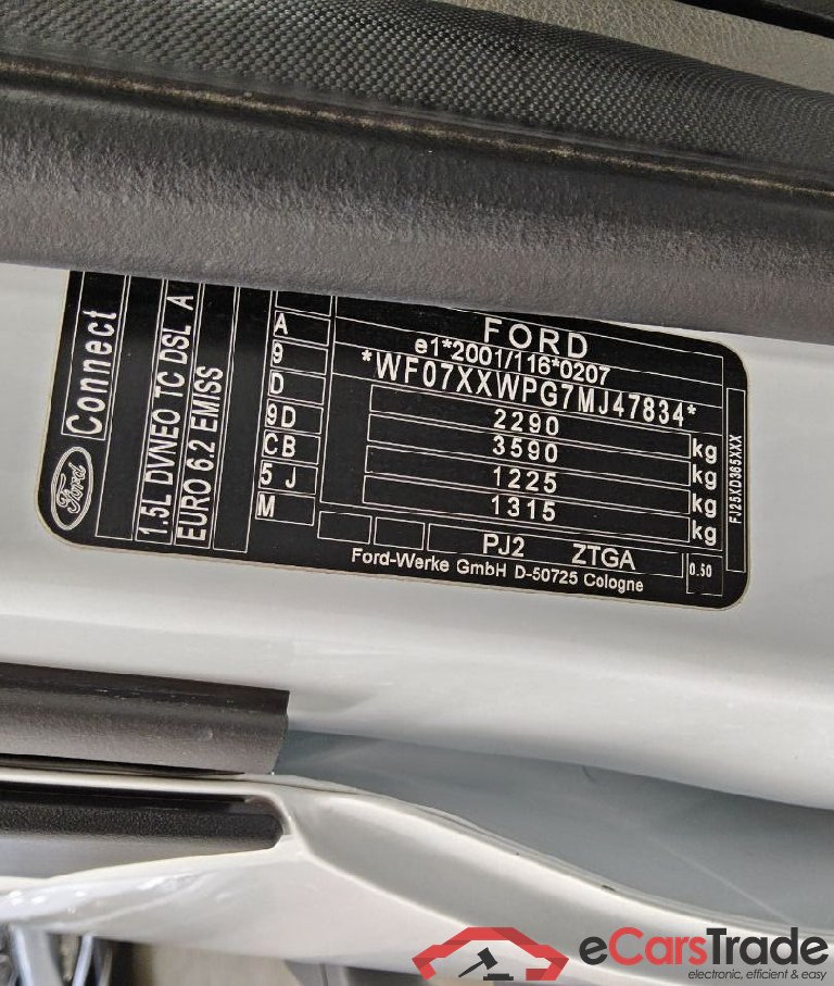 Ford Transit Connect ´13 FORD Transit Connect 230 L2 S&S Trend 5d 88kW #5