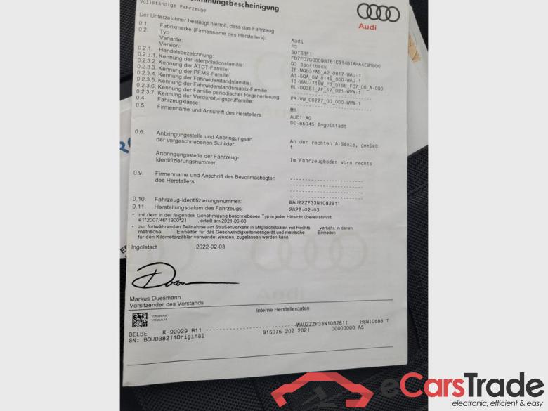 AUDI Q3 Sportback Audi Q3 Sportback S line 35 TDI 110(150) kW(PS) S tronic #6