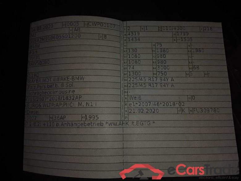 BMW 1 Limousine (F40)(2019->), 118d, Advantage (EURO 6d-TEMP), 2019 - 2020 #4