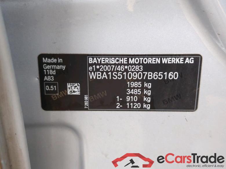 Baureihe 1 Lim. 5-trg. 118d Advantage 2.0 110KW AT8 E6 #4
