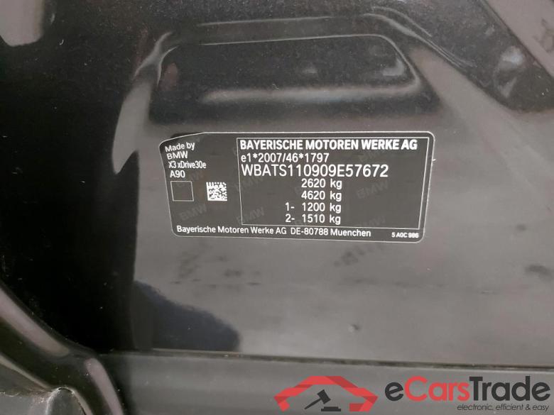 BMW - BMW X3 xDrive30e 272PK Business Edition & Pack Business Plus With Heated Vernasca Seats #6