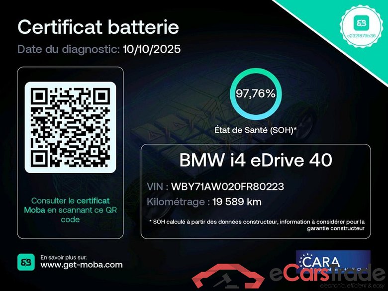 BMW i4  2021  5P  Berline eDrive40 340ch Business Design #2