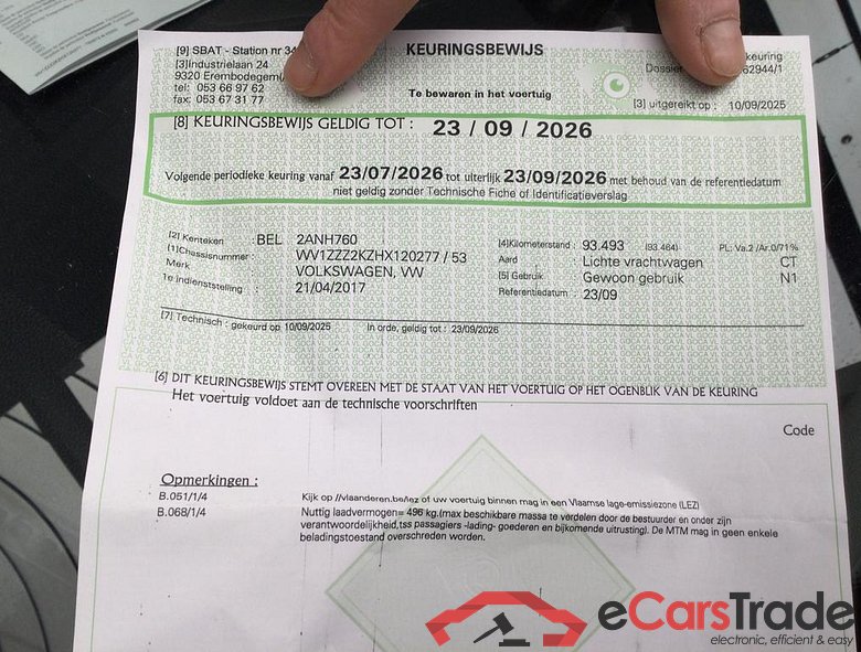 VOLKSWAGEN Caddy Van Caddy Fourgon  2,0 l TDI EU6 SCR BMT 150ch(110KW) Boîte automatique 6 vitesses DSG #5