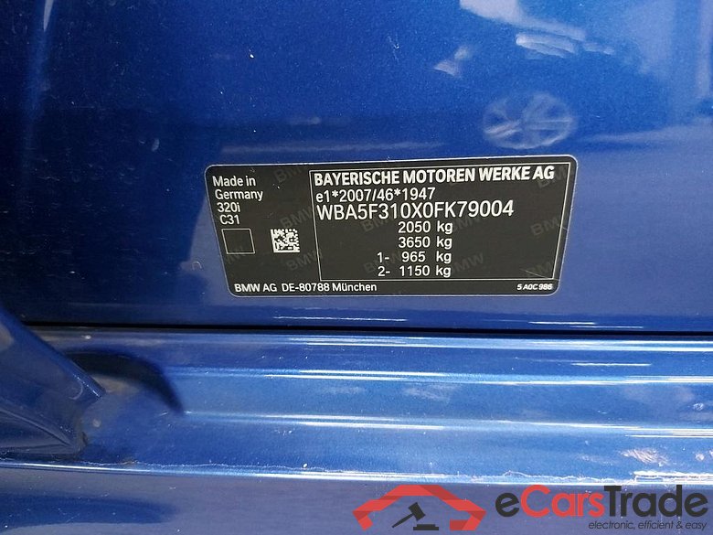 BMW - BMW 3 BERLINE 320iA 184PK M Sport Pack Business Plus With Heated Sport Seats & Parking Assistant Plus  *  PETROL * #6