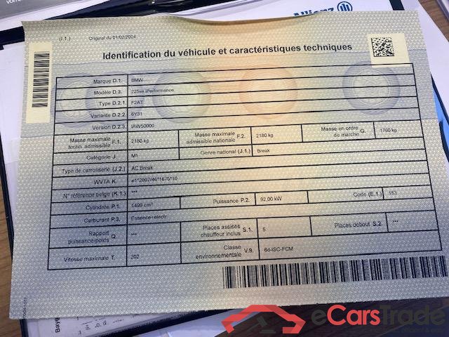 BMW 2 Active Tourer PHEV (F45 LCI) Active Tourer PHEV 225xeA iPerformance OPF #5