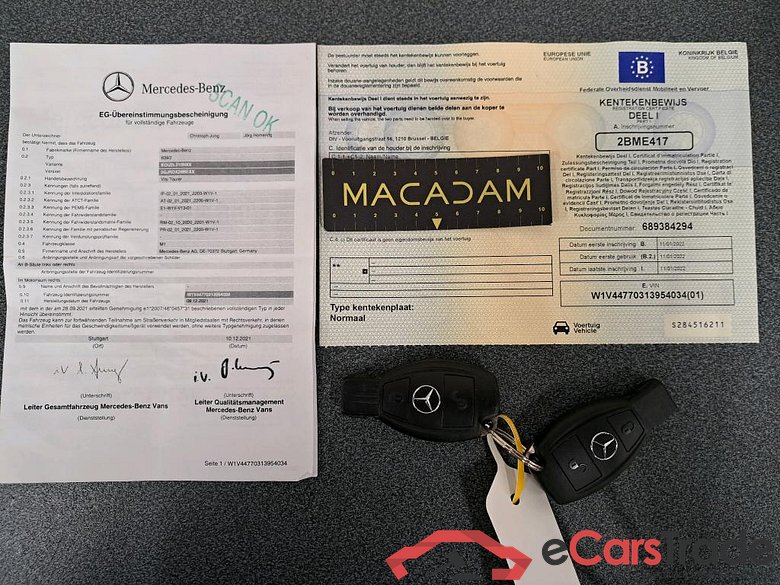 MERCEDES - MER VITO Combi CDI 136PK 9G-TRONIC Pro L2 & Tempmatic & Adaptive Cruise & Rear Bench 3Seats & Rear Left Sliding door & Removable Towing Hook #4