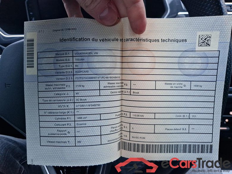 VOLKSWAGEN Tiguan R-Line Business Premium 1.5 TSI ACT OPF 110 kW (150 ch) 7 vitesses DSG #5