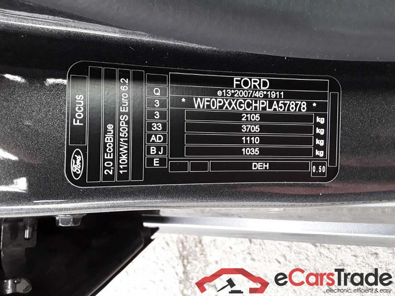 Ford Focus Turnier (CGE)(2018->) DE - Kb5 2.0 EcoBlue EU6d-T, ST-Line S/S (EURO 6d-TEMP), 2018 - 2021 #2