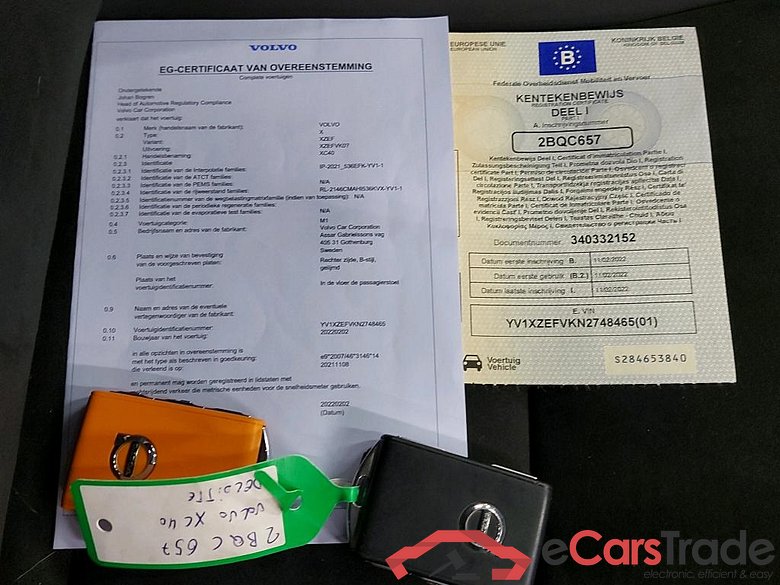 VOLVO - VOL XC40 Recharge Plus 231PK With Climatic & Heated Seats & Cruise Control & Park Sensors Front & Rear  * ELECTRIC * #4