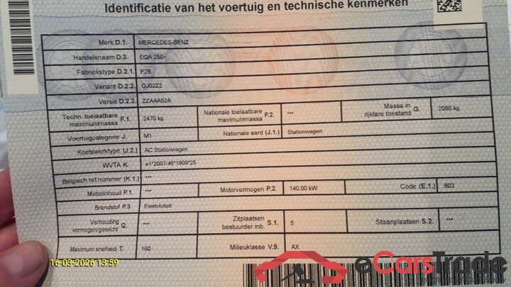 Mercedes EQA EQA 250+ Luxury Line 140kW/190pk  5D/P Auto-1 #3