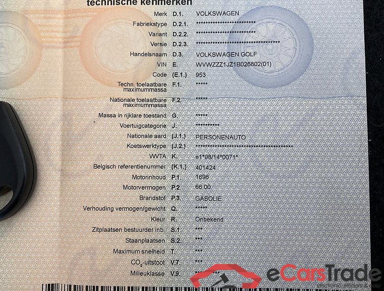 VOLKSWAGEN Golf Golf 1.9 TDi Trendline #3