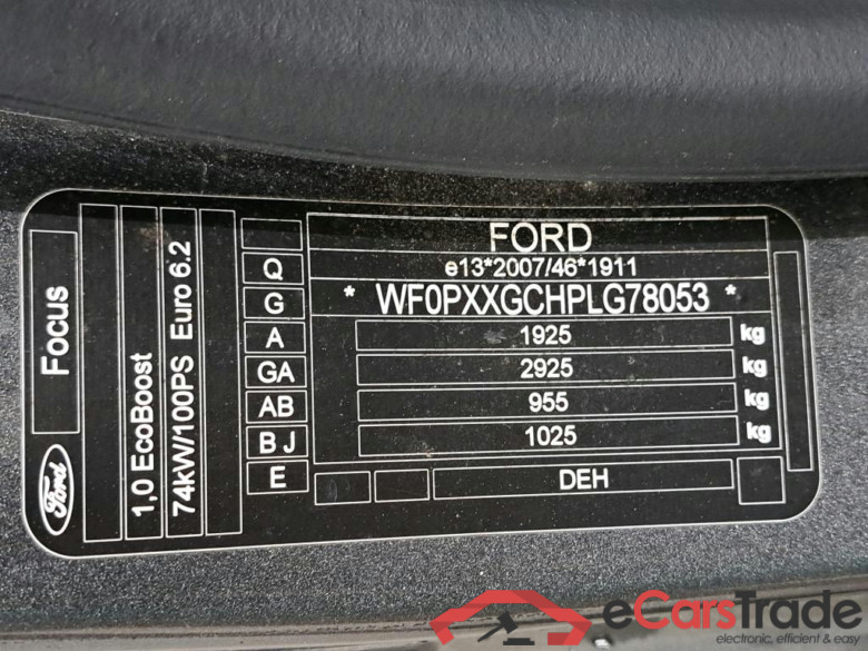 FORD - FOR FOCUS CLIPPER 1.0i EcoBoost 100PK Trend With Manual Airco & Navigation & Heated Seats & Park Sensors Front & Rear    * PETROL * #6