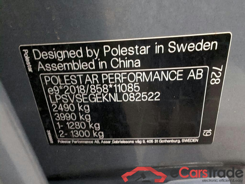 POLESTAR - POL POLESTAR 2 Long Range Single Motor 231PK With Pilot Pack * ELECTRIC * #6