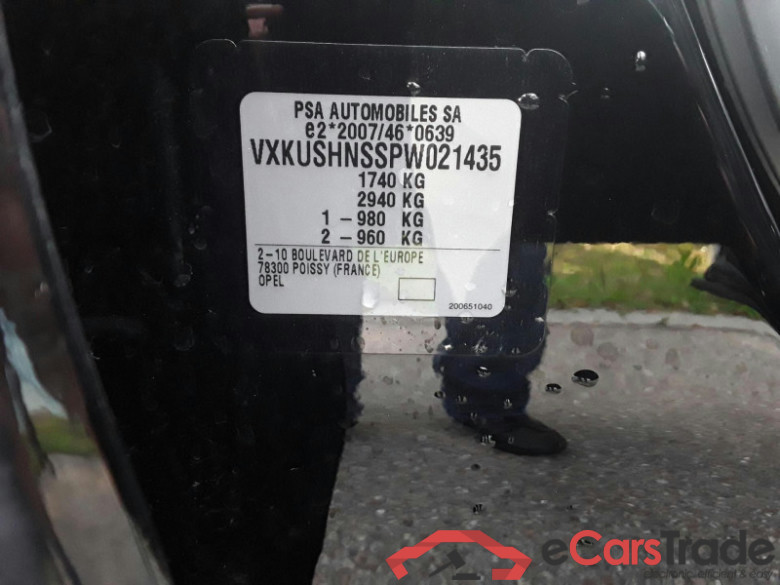 Opel Mokka (2020->) DE - SUV5 1.2 Turbo EU6e, Elegance, 2022 - 2024 #6