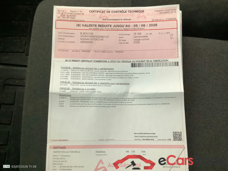 NISSAN INTERSTAR 2.3 DCI 135 L2H2 3.5T N-CONNECTA #4