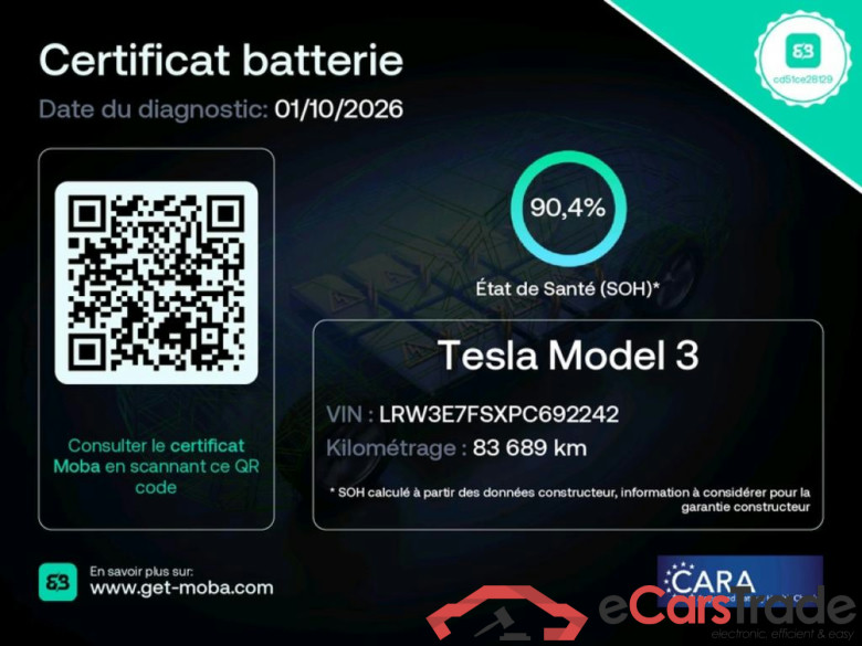 TESLA Model 3 / 2018 / 4P / Berline - #3