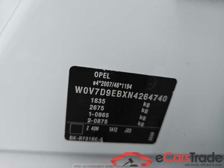 Opel Crossland (X)(2017->) DE - SUV5 1.2 Turbo EU6d, Edition S/S, (Facelift) 2020 - 2022 #6